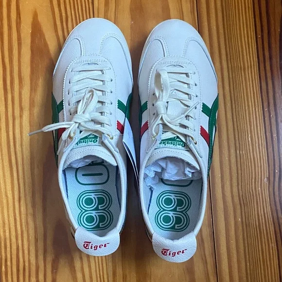 Brand New Onitsuka Tiger Mexico 66 red, green, beige - Picture 3 of 8